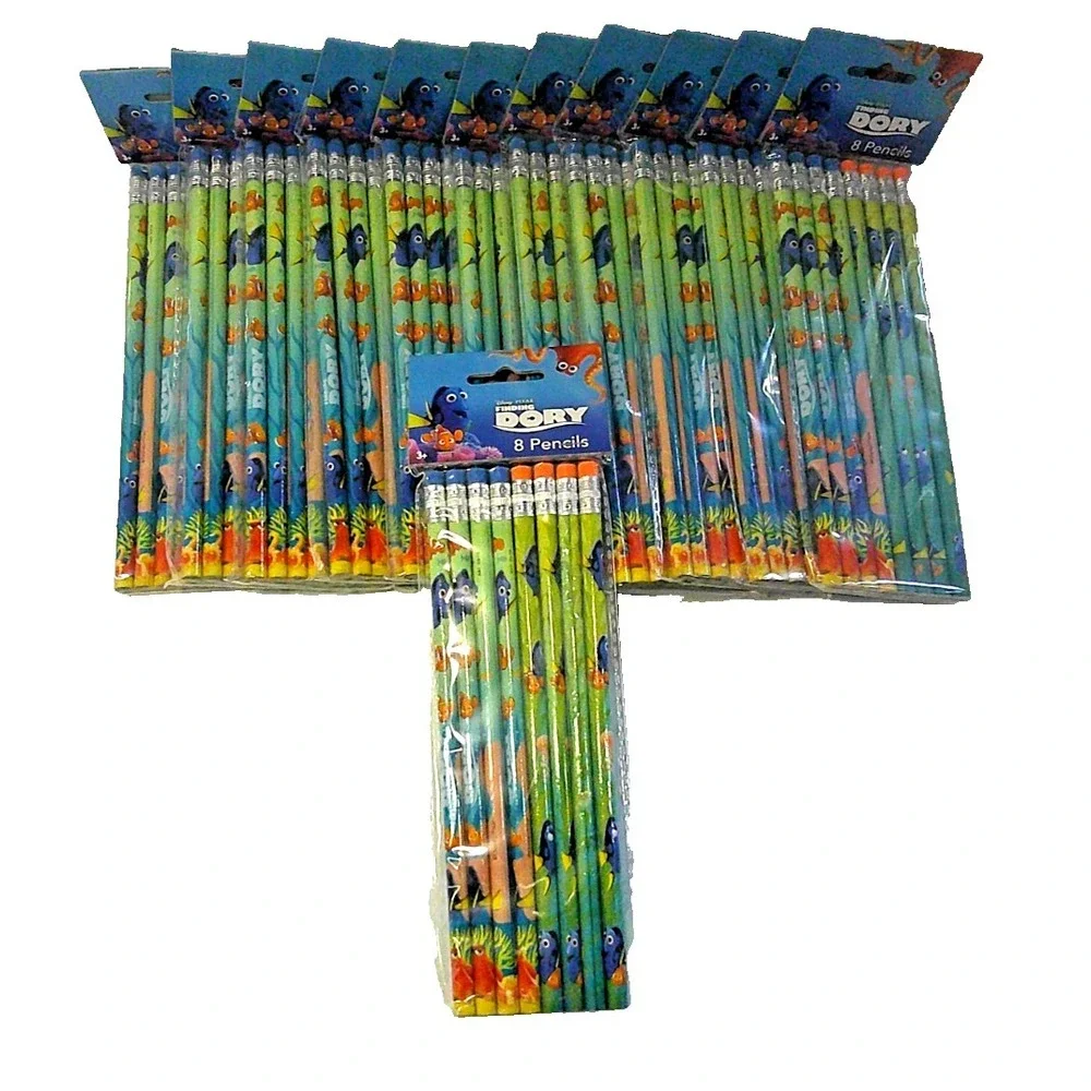 LOT of Finding Dory Pencils. (12) 8-Packs, 96‎ Pencils Total